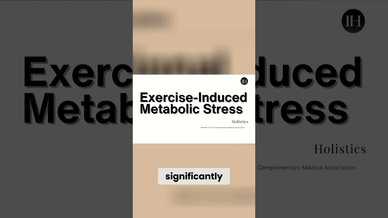 Exercise-Induced Metabolic Stress versus Distress Holistic Recovery  