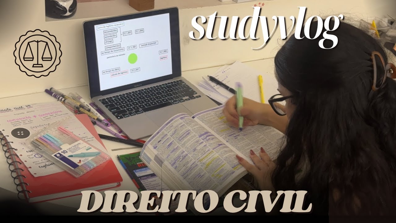 Studyvlog Direito Civil | Prova, est&aacute;gio, presentes de anivers&aacute;rio e rotina real | PUCCampinas