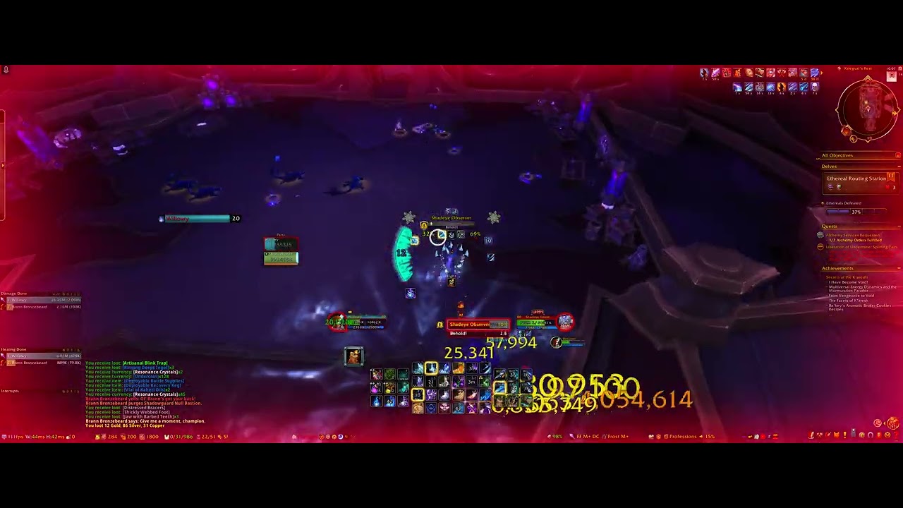 Delves S3: Kriegval's 11 Frost Mage w/commentary and skip