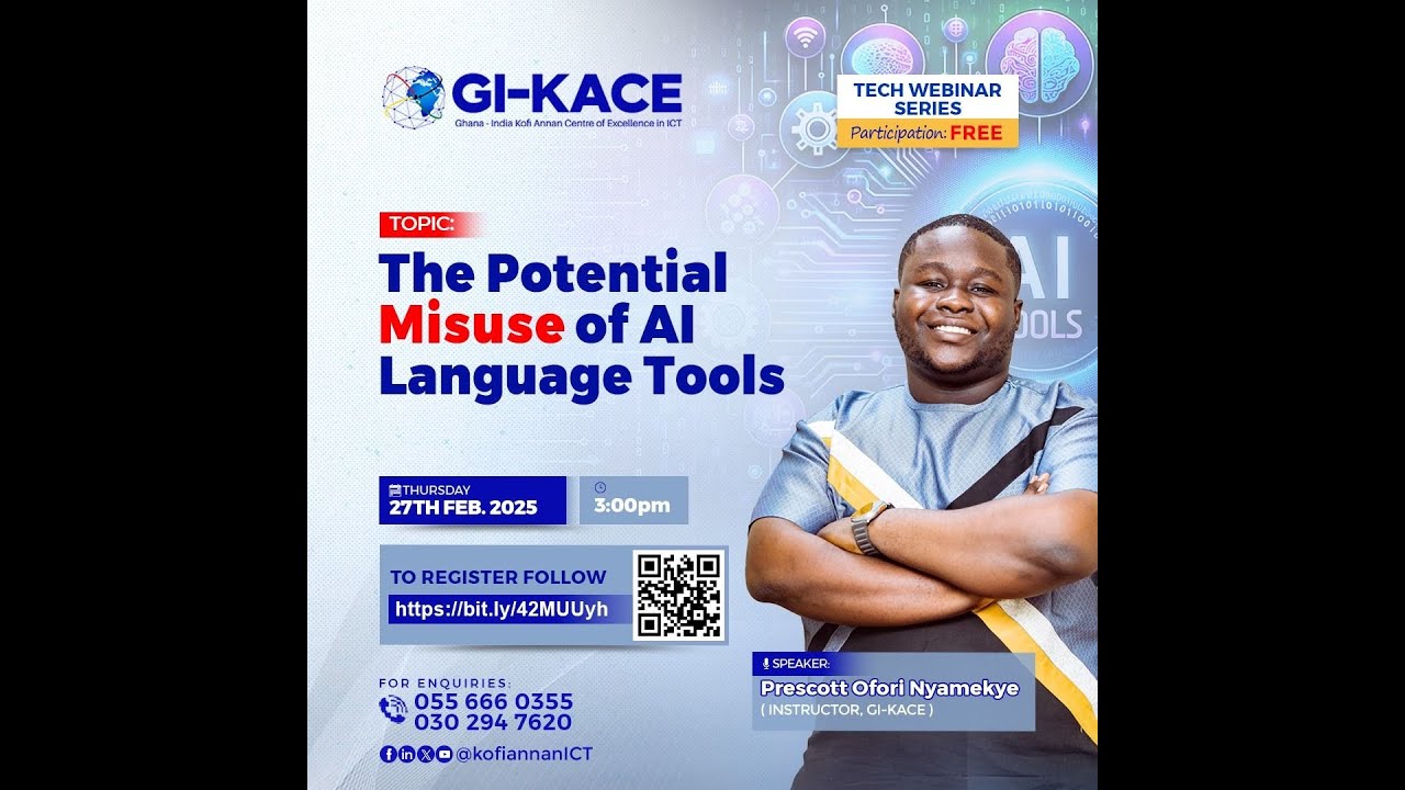 GI-KACE Webinar Series: The Potential Misuse of AI Language Tools
