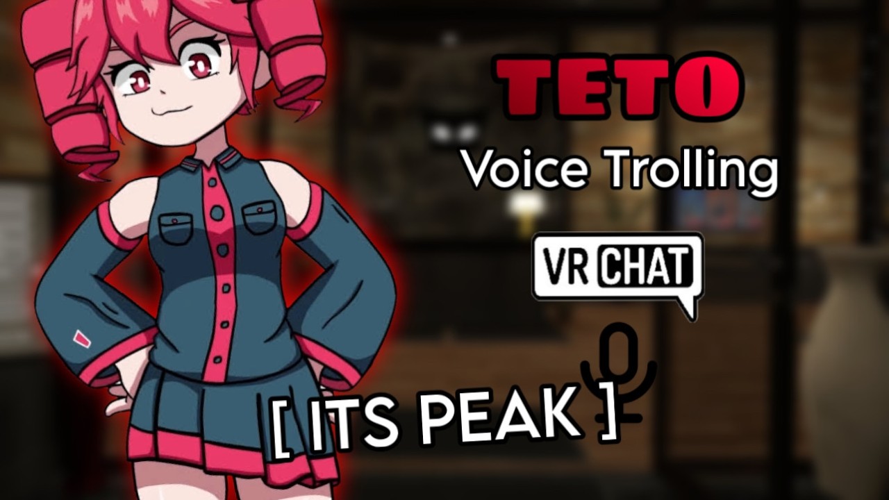 VOICE TROLLING as Kasane Teto on VRCHAT!!?? [ Funny Moments ]