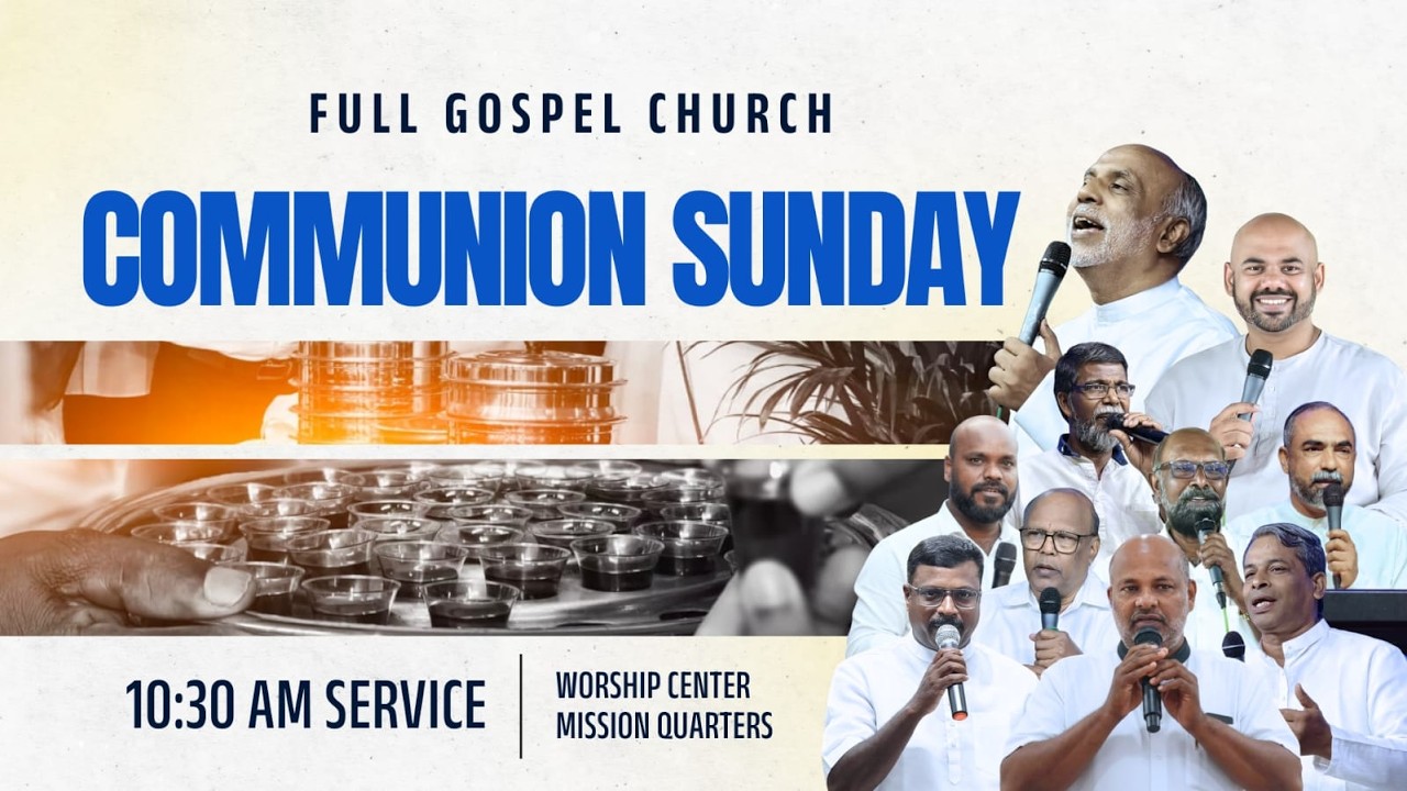 01/02/2026 | 10.30 AM | Sunday Live | Full Gospel Church | Worship Center Thrissur