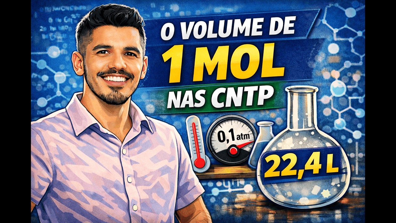 O Cálculo mais famoso da fisico quimica | 1 MOL = 22,4 L