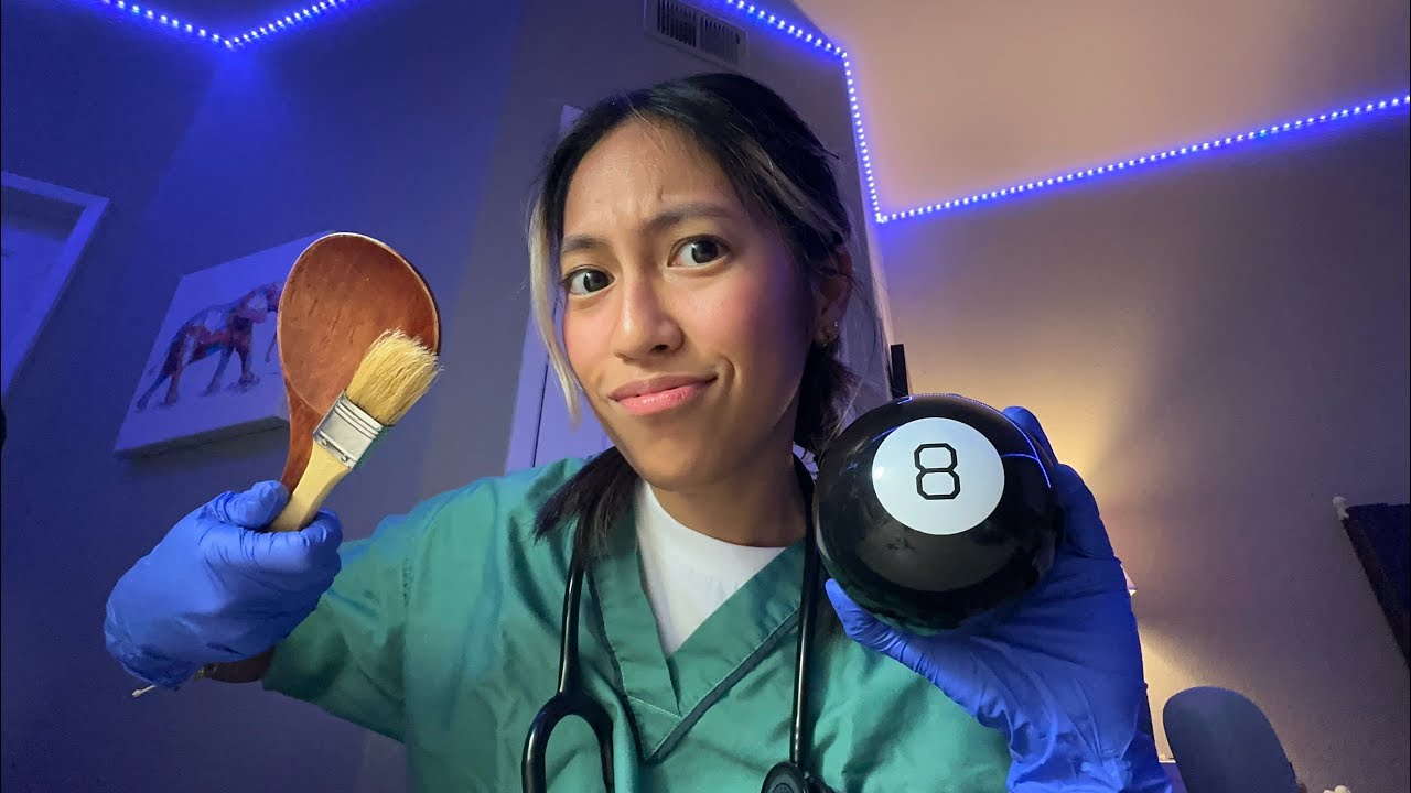 ASMR Doctor’s Check-Up Gone Wrong |Tapping, Glove Sounds & Personal Attention etc.
