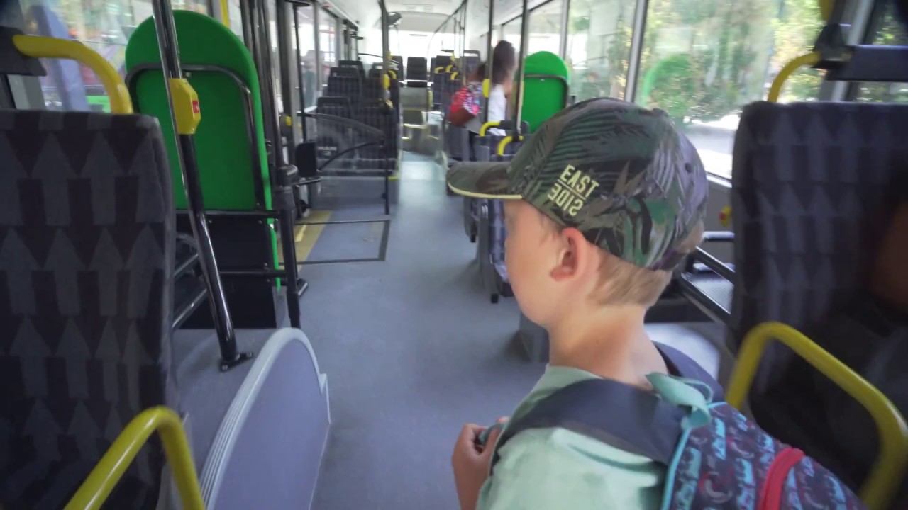 Sweden, Malmö, bus 3 ride from Värnhem to Tekniska museet
