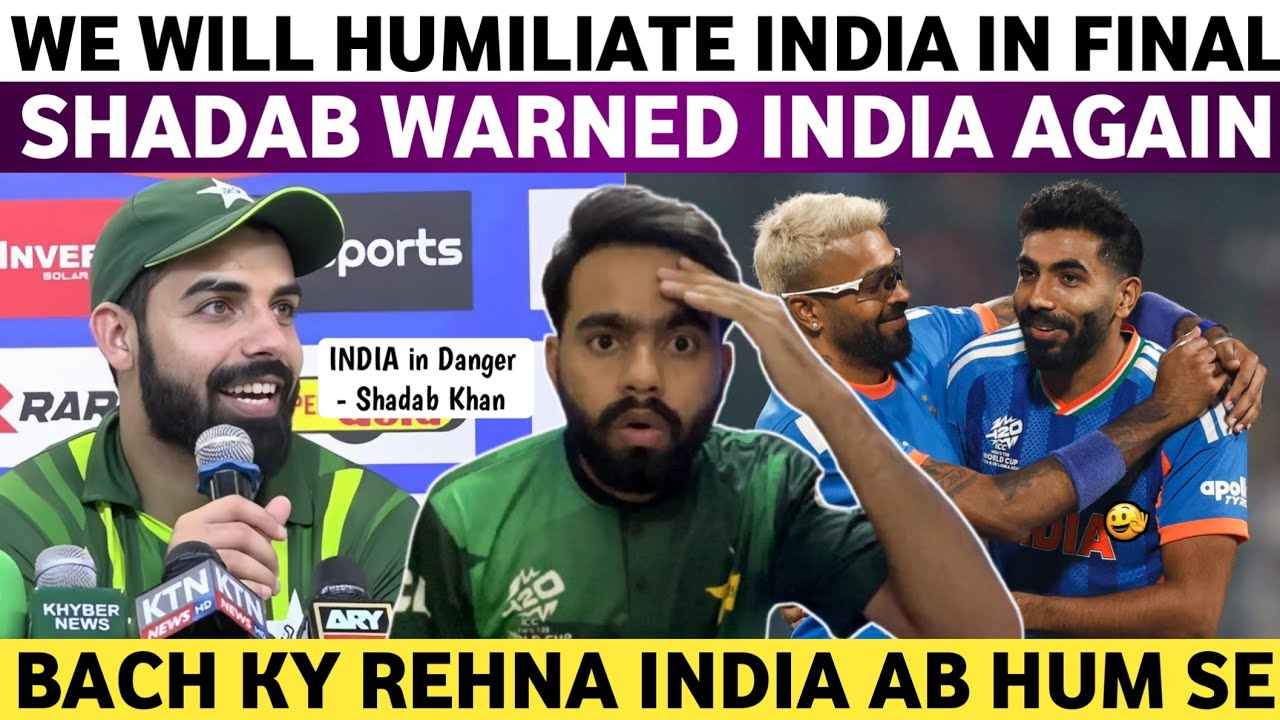 We Will Humiliate India in Final | Shadab Khan Warned India Again | T20 WC 2026 | Pak Media on India