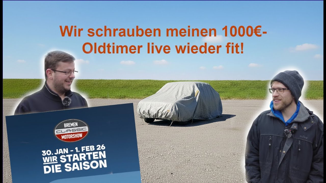 Meinen neuen Oldtimer kennt fast niemand mehr | 1000€-Wette - Teil 2