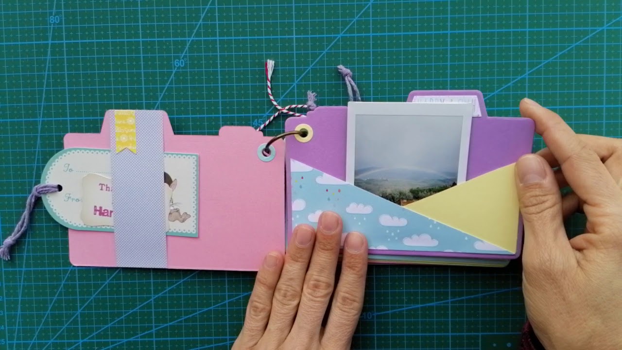 Mini album fustella CREALIES CAMERA