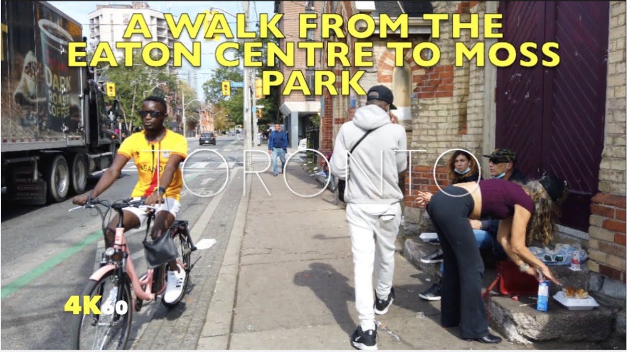 Toronto Last Day Of Summer Walk -Down Queen St E To Kim's Convenience/Sherbourne, Shuter & Dundas St