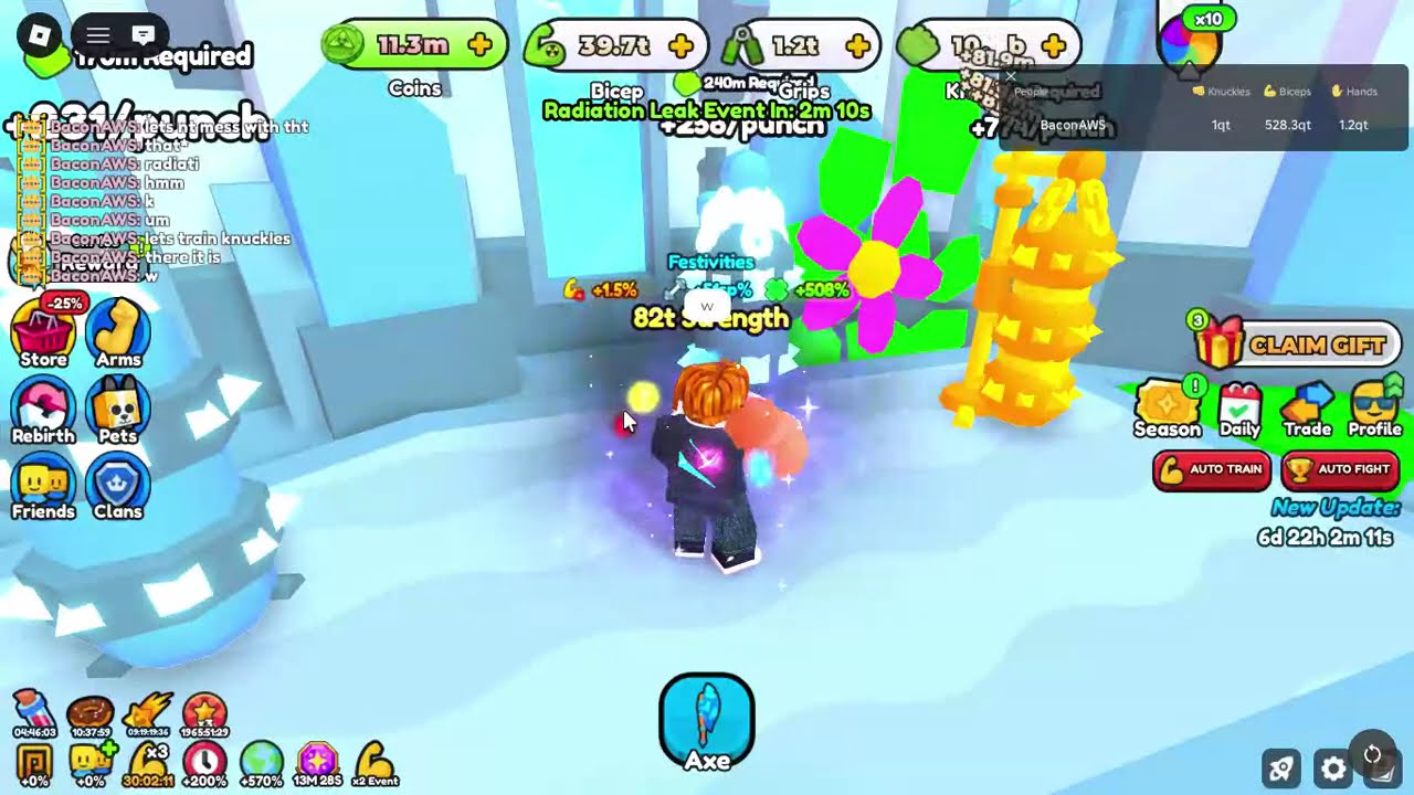 The new world INSIDE of Roblox Arm WrestIe SimuIator