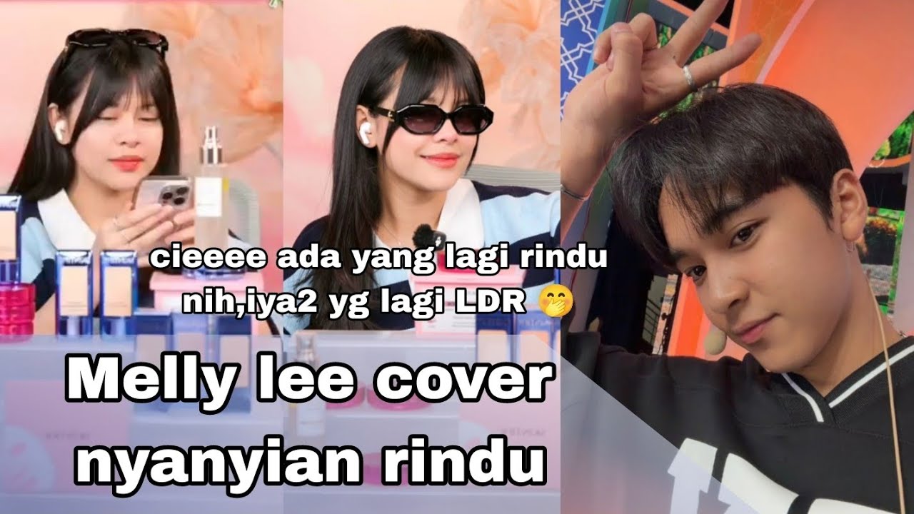 MERDU BANGET!!! MELLY LEE COVER LAGU NYANYIAN RINDU 🩷 CIEEE LAGUNYA TUH NGE LDR BANGET GITU🤭