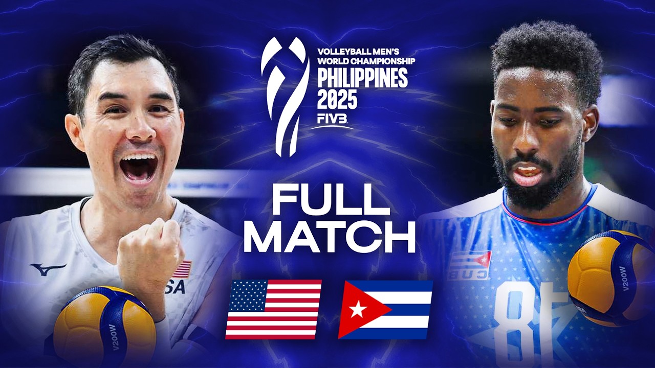 USA 🇺🇸 vs. Cuba 🇨🇺 - Men's World Championship 2025 | Full Match