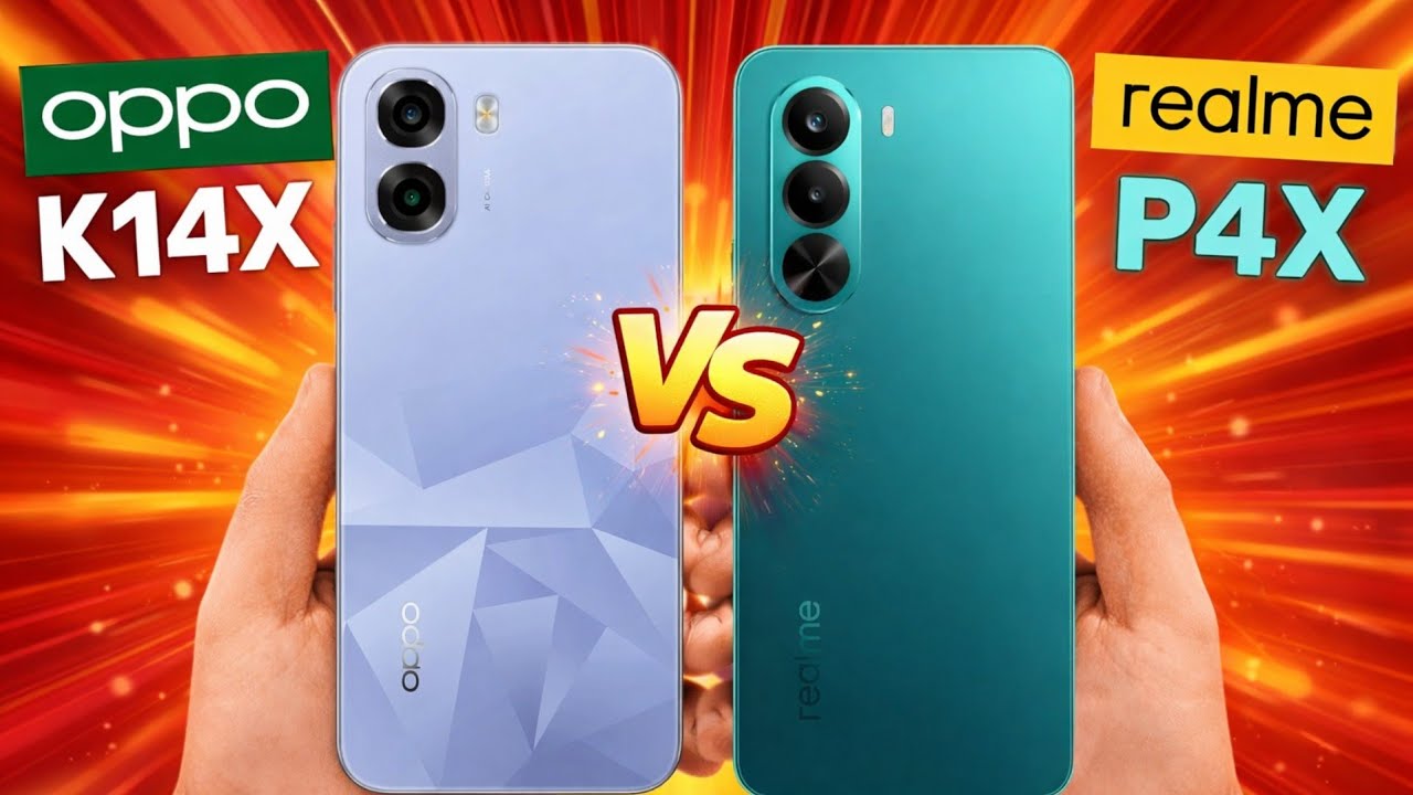 OPPO K14x vs Realme P4x Full Comparison | Best 5G Phone 2026 Under 15K? Camera, Battery, Gaming Test
