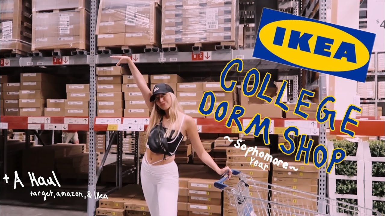 IKEA COLLEGE DORM SHOPPING VLOG 2022