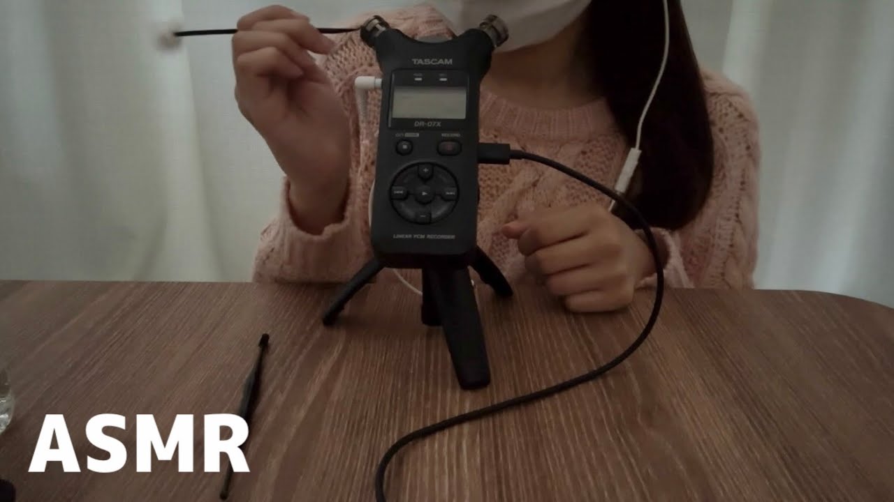 【ASMR】カリカリくるくる…オノマトペと耳かき30分で眠りにつく😴👂(囁き声/TASCAMマイク)