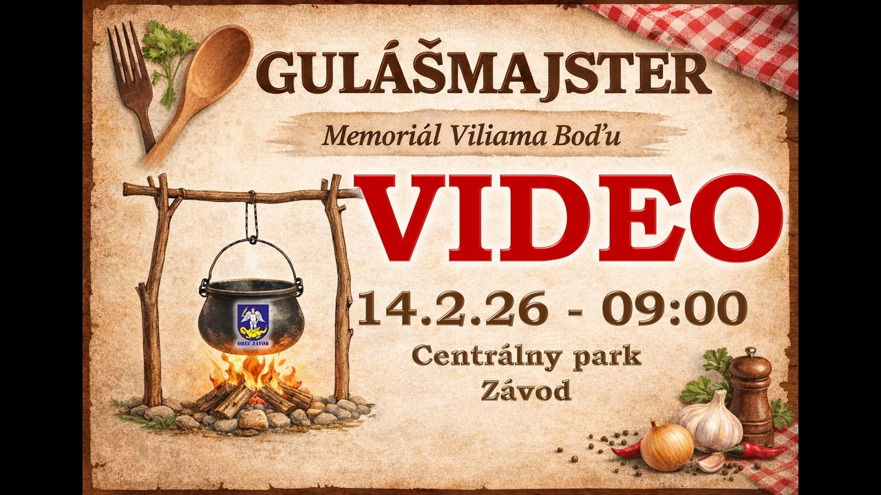 Gulášmajster 2026 - Memoriál Viliama Boďu XIV. ročník