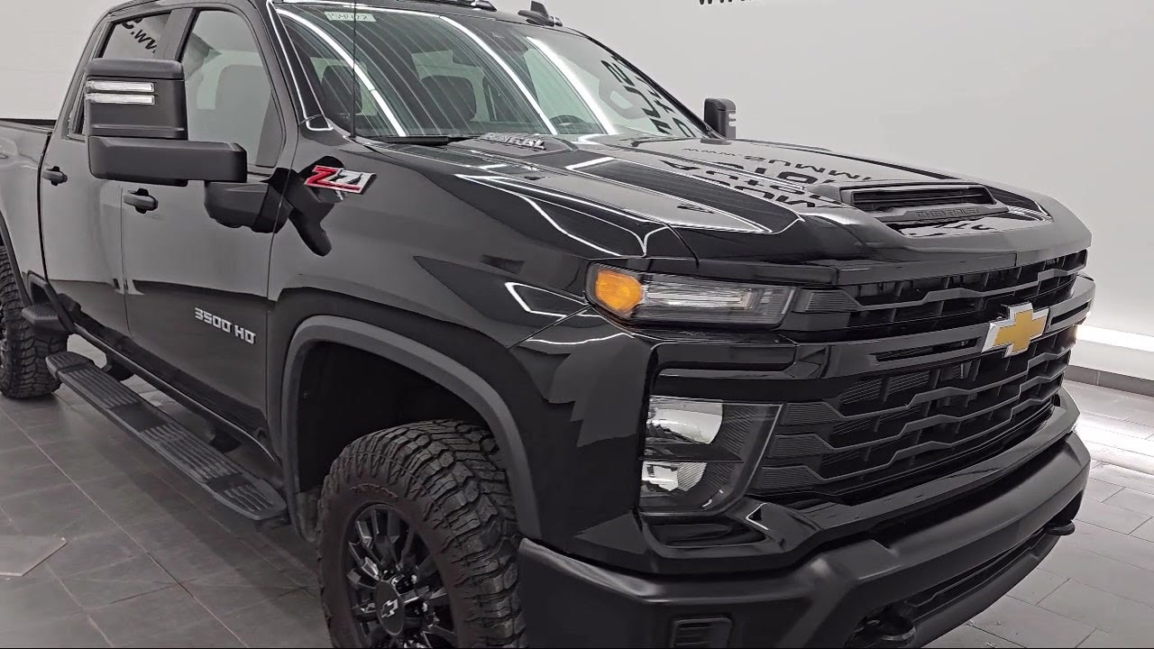 2024 Chevrolet Silverado 3500HD Work Truck Black Used. walk around for sale in Fond Du Lac, Wisconsi