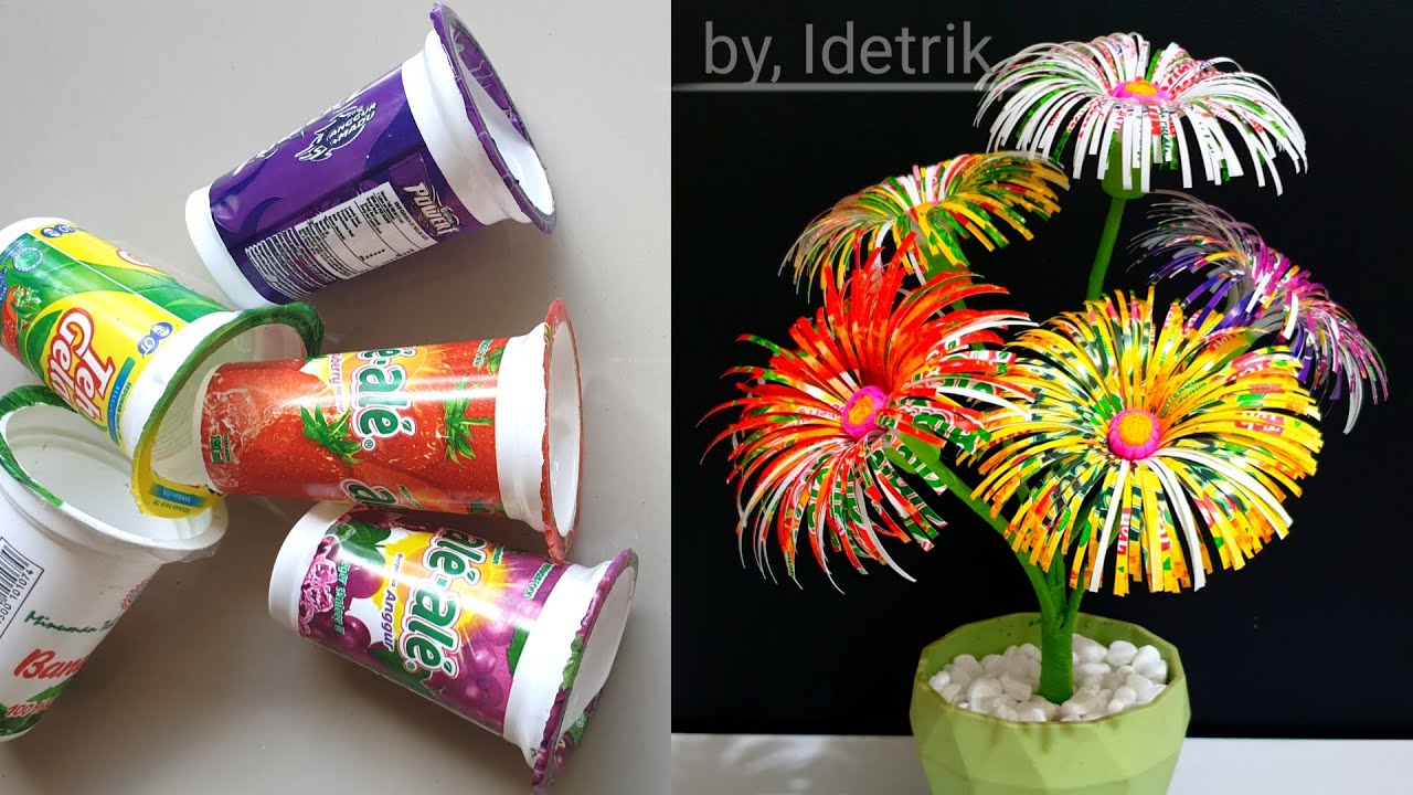 Ide Kreatif dari Gelas Plastik Bekas  || Ide yang Tak terpikirkan dari Gelas Plastik Minuman