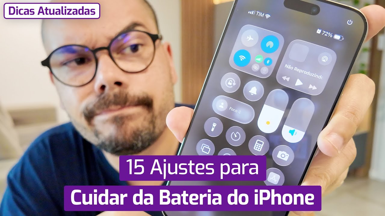 15 DICAS e AJUSTES para CUIDAR da BATERIA do IPHONE | Manter Saúde da Bateria em 100%