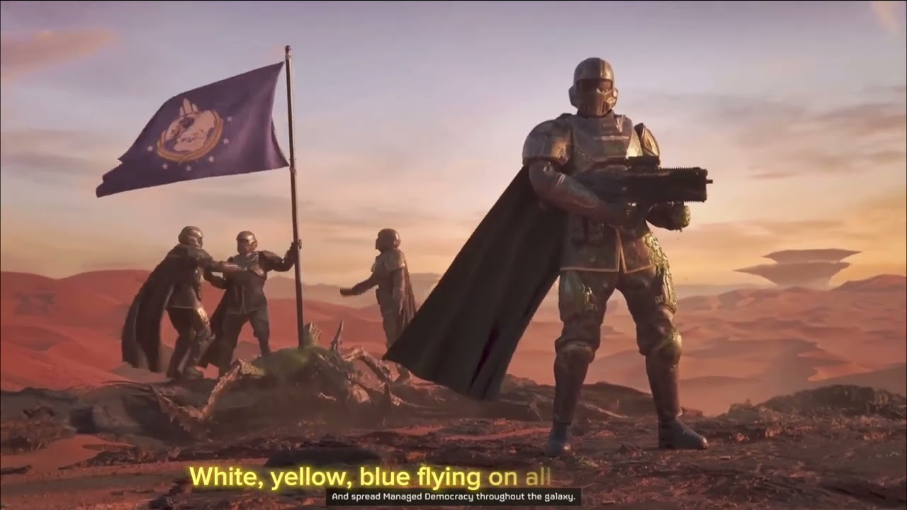 Helldivers 2 - Super Earth Anthem cinematic video