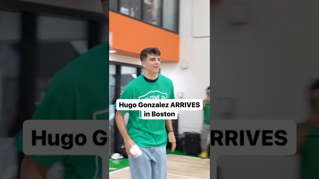 Hugo Gonzalez ARRIVES in Boston