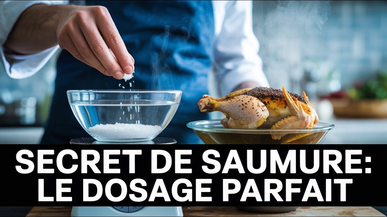 Saumure: Le DOSAGE de SEL PARFAIT (Règle 2025) pour Viande Juteuse