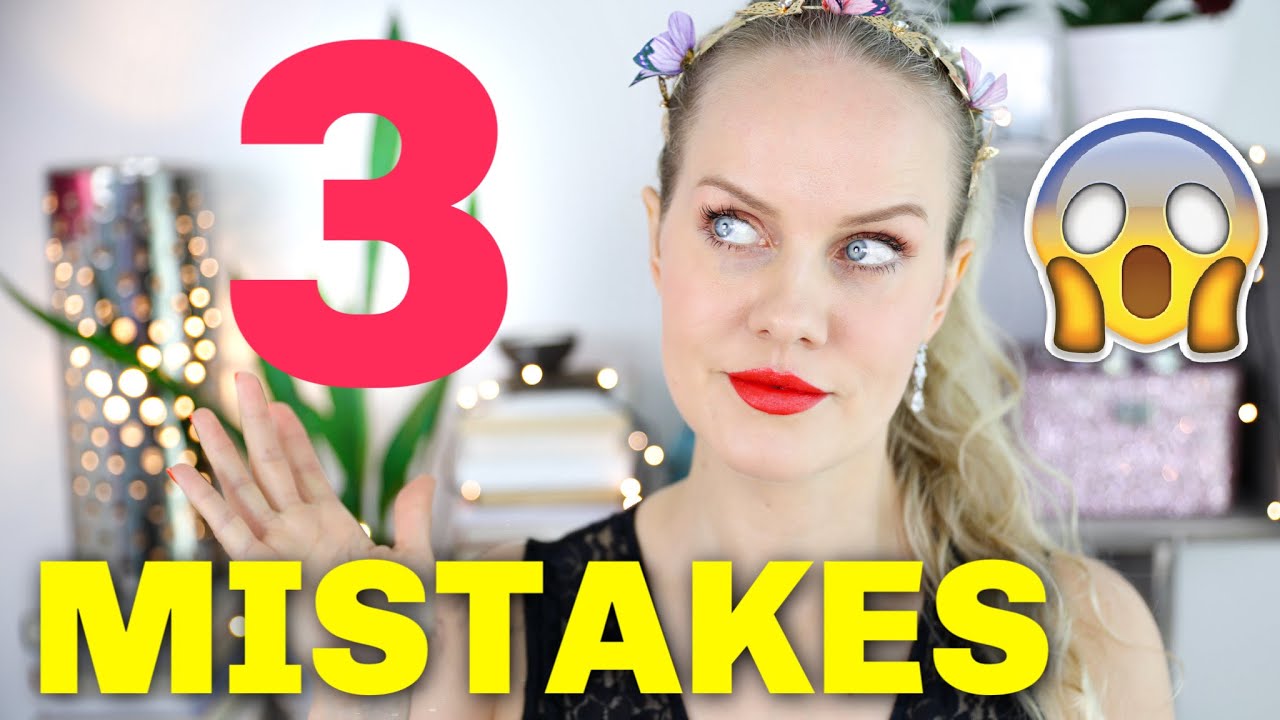 3 BIGGEST SKIN CARE MISTAKES