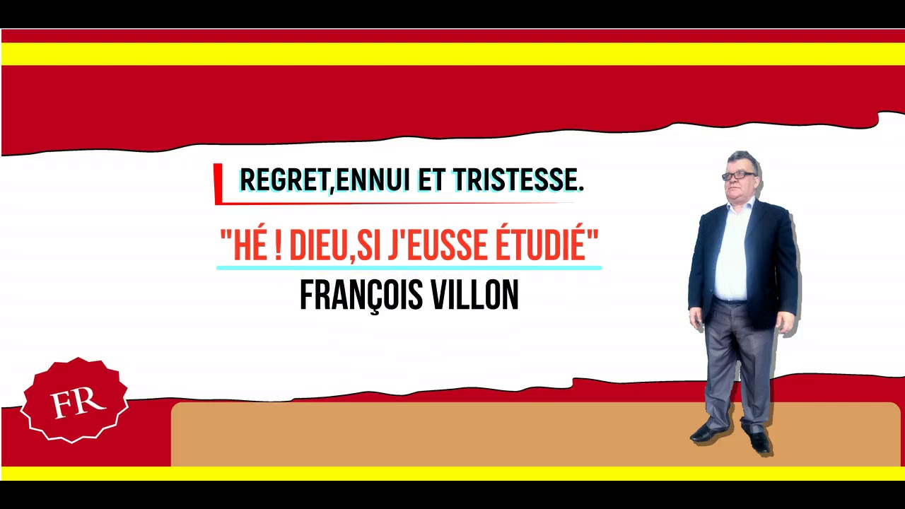 REGRET,ENNUI ET TRISTESSE. 