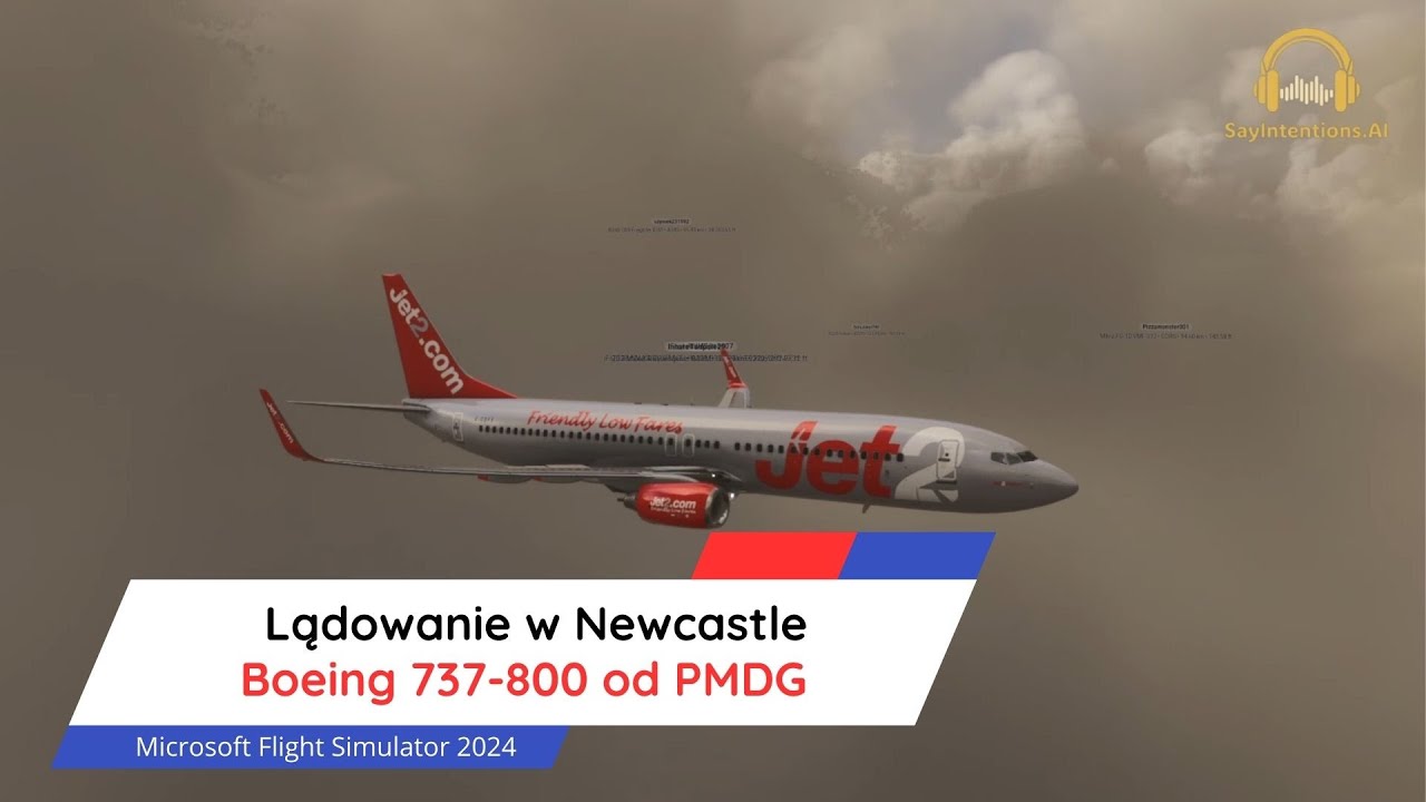 Lądowanie w Newcastle | Boeing 737-800 | PMDG