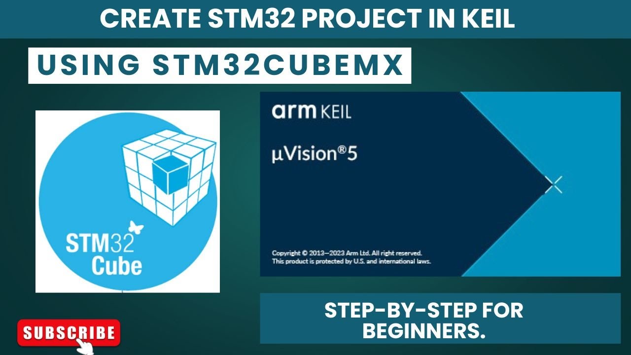 Create STM32 Project in Keil Using STM32CubeMX   Step by Step for Beginners.
