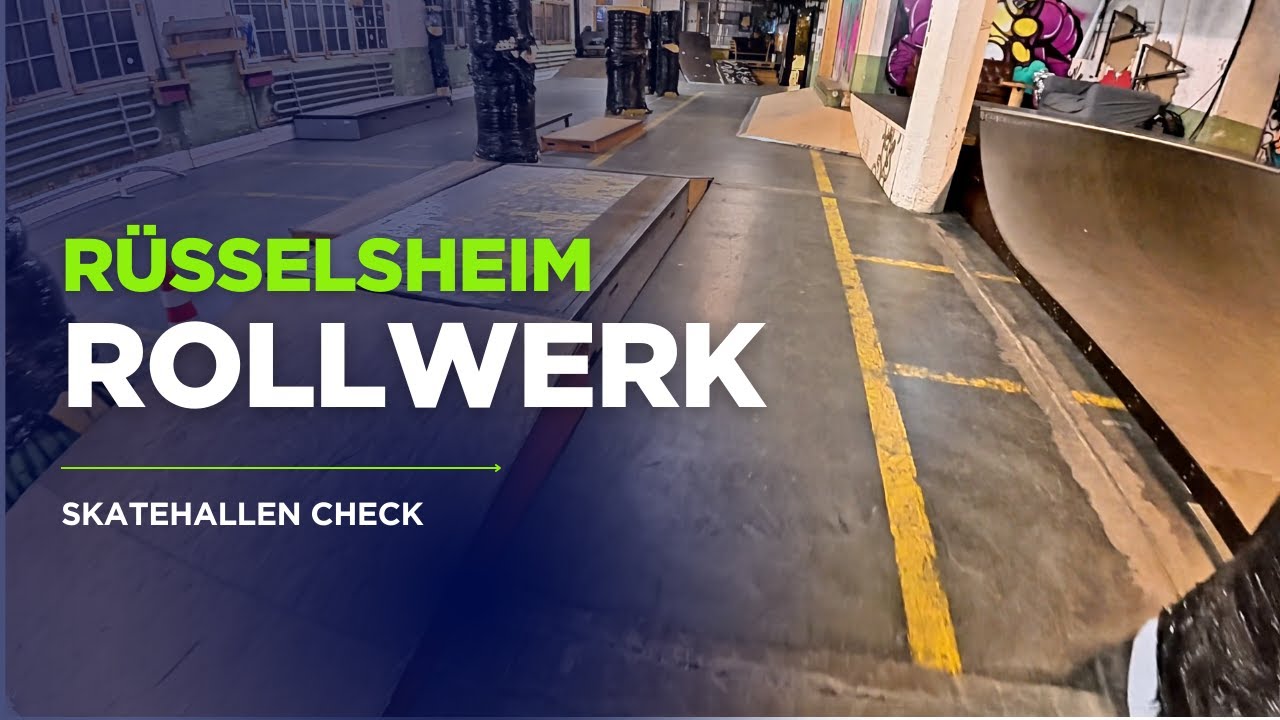 Rollwerk 428 &ndash; Die Indoor-Skatehalle in R&uuml;sselsheim | SpotzTube Tour
