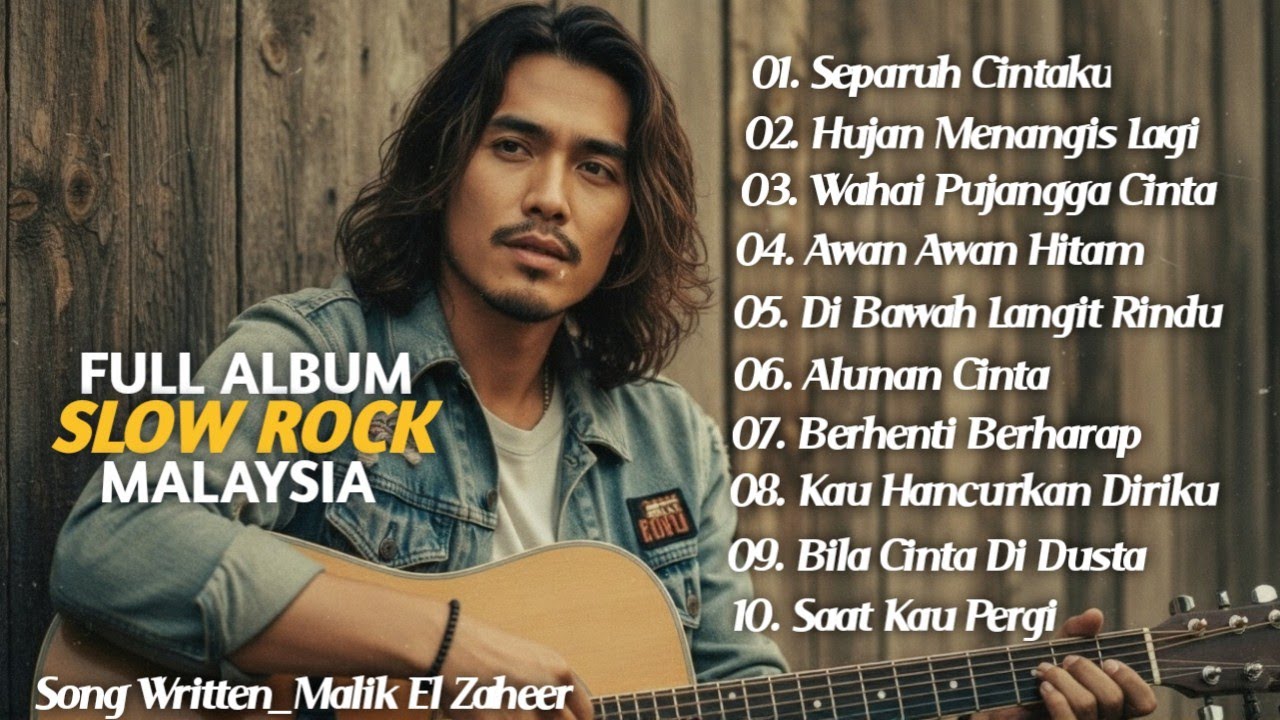 SLOW ROCK MALAYSIA TERBARU VIRAL - FULL ALBUM | LAGU PENUH RASA & POWER FULL | SEPARUH CINTAKU |