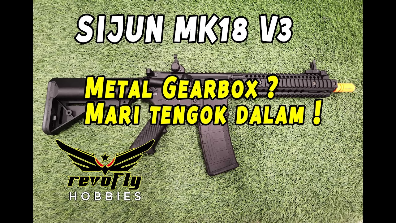 Si Jun MK18 Version 3 SJ82-3 Gel Blaster Unboxing