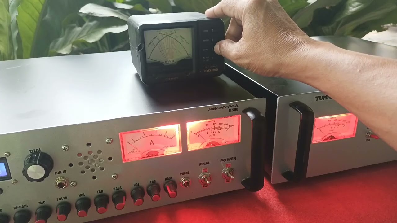 UJICOBA PEMANCAR AM PDM 500WATT