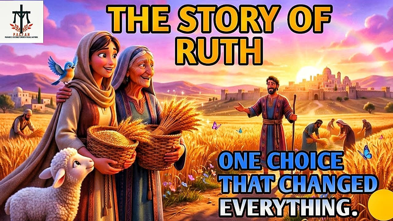DESTINY DEFINING CHOICE OF RUTH -THE STORY OF RUTH IN THE BIBLE. #christiankids #biblestories #film