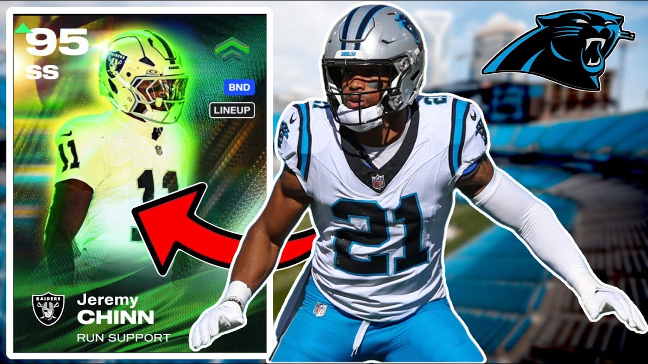95 Джереми Чинн — ЭЛИТНЫЙ игрок в тематической команде «Пантер»! | Madden 26 Ultimate Team