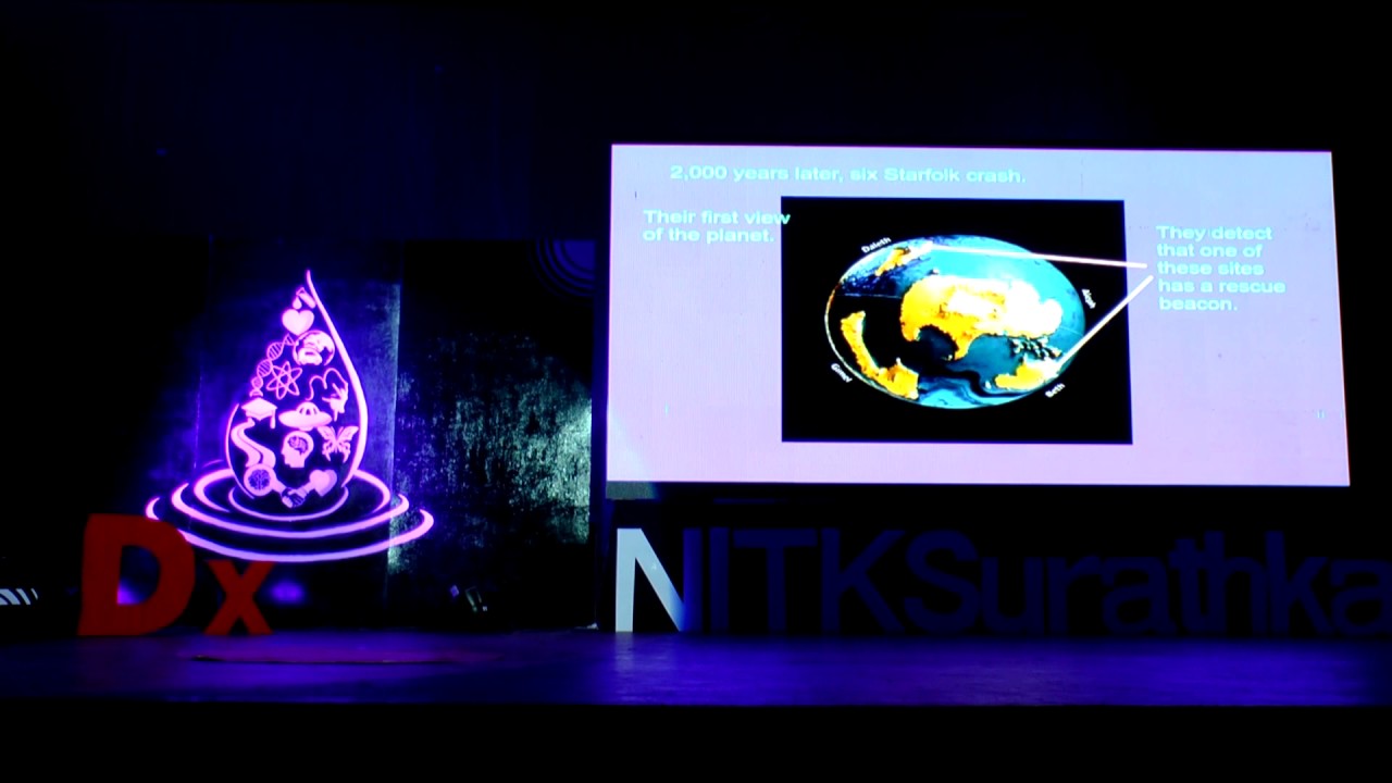 Как пишутся &laquo;научно-фантастические романы&raquo; | Тим Постон | TEDxNITKSuratkal