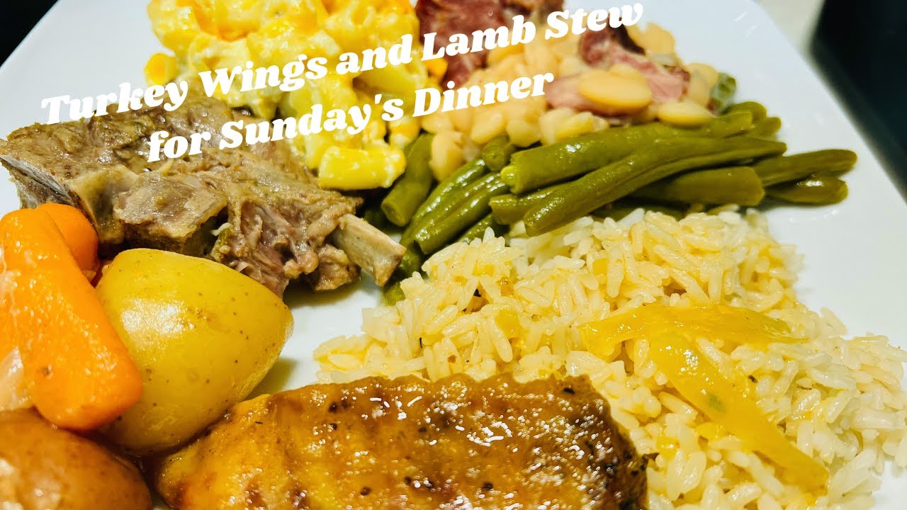Turkey Wings, Stew, Mac n Cheese, String Beans and more...