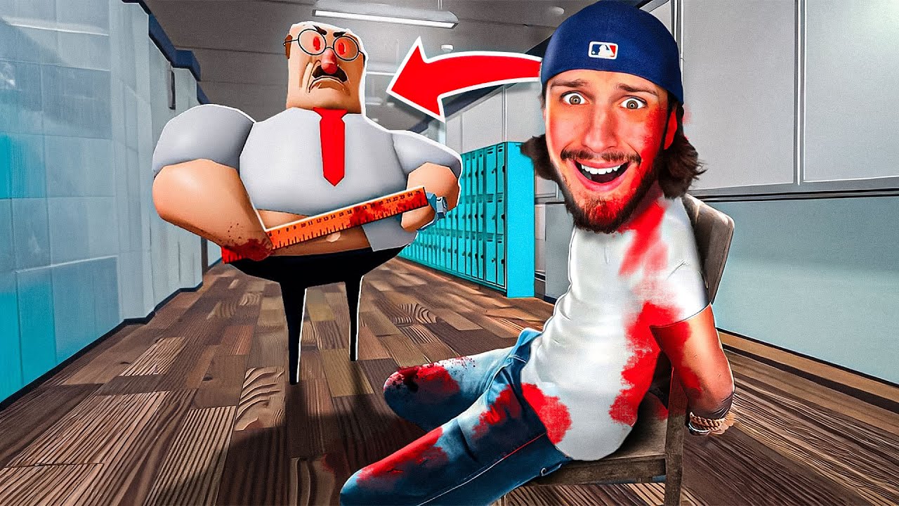 S'ÉCHAPPER de L'ÉNORME PROFESSEUR dans ROBLOX ! (Great School Breakout)