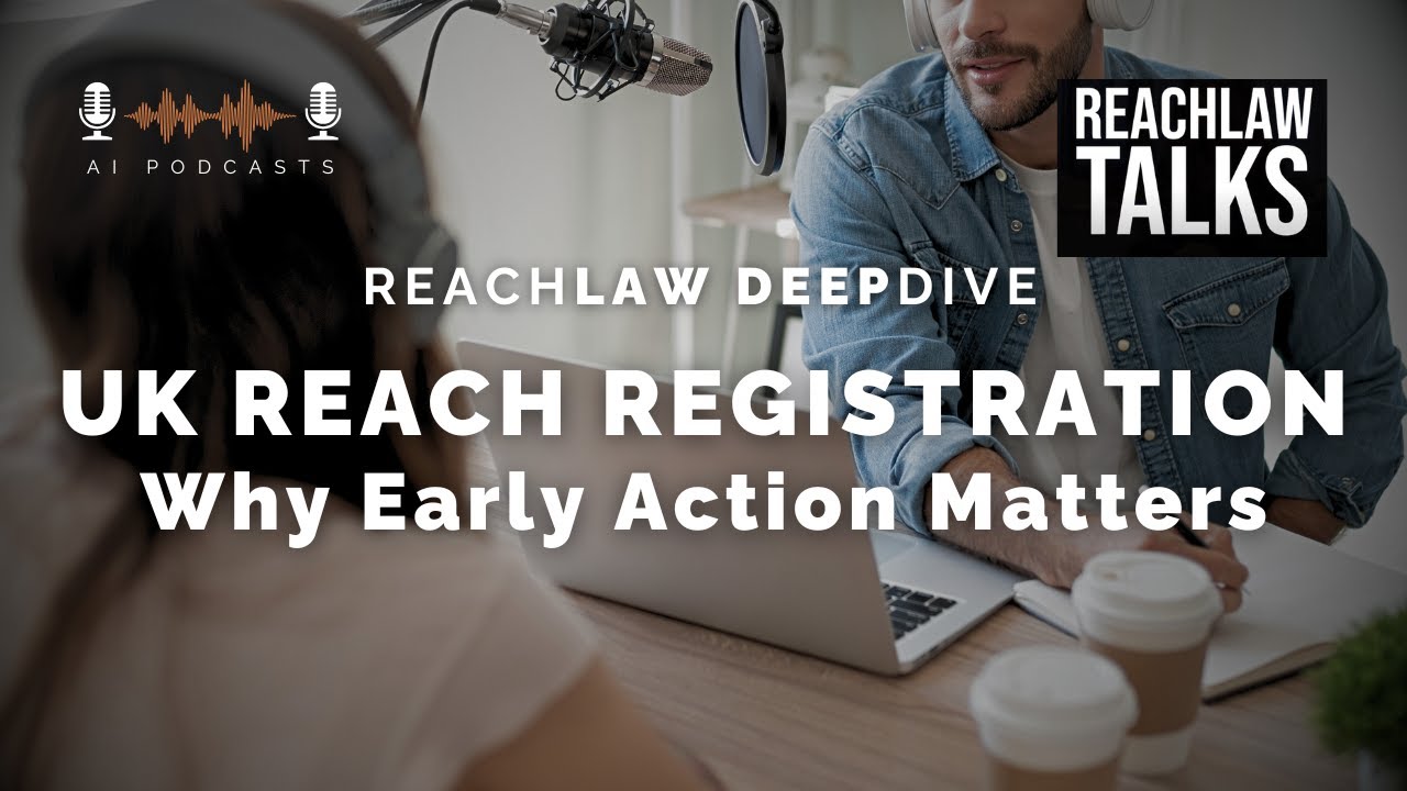 A Deep Dive into UK REACH Registration &ndash; Podcast