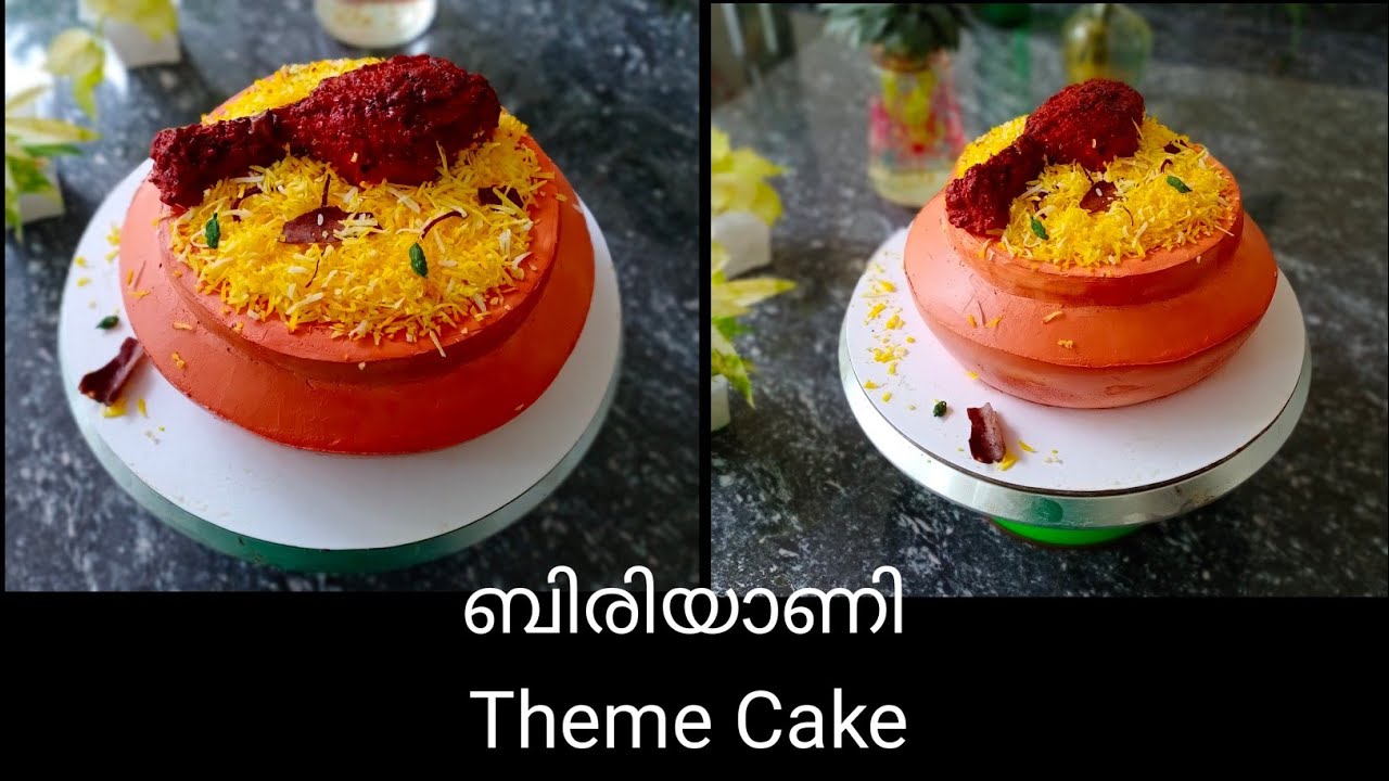 Biriyani theme cake