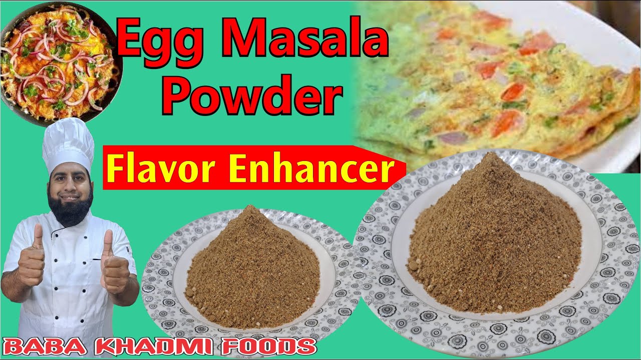 Egg masala powder | अंडा मसाला पाउडर रेसिपी | Anda Masala Recipe by Baba khadmi Foods