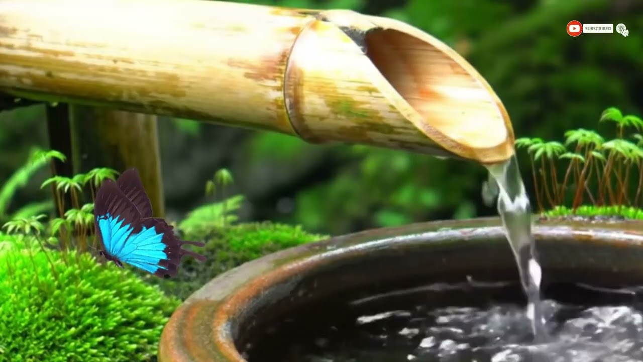 🟢Relaxation Sound of Glowing Water • Water Sound For Relaxing, Relieve Stress, Calm The Soul & Mind