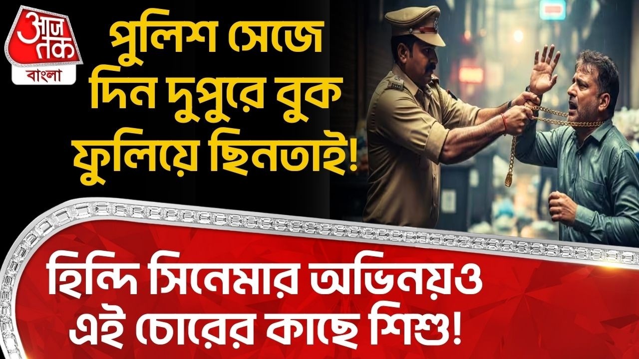পুলিশ সেজে দিন দুপুরে বুক ফুলিয়ে ছিনতাই! হিন্দি সিনেমার অভিনয়ও এই চোরের কাছে শিশু! Howrah | PN