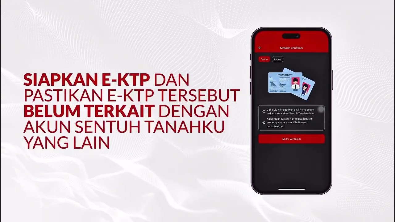TUTORIAL MEMBUAT AKUN DAN VERIFIKASI SENTUH TANAHKU