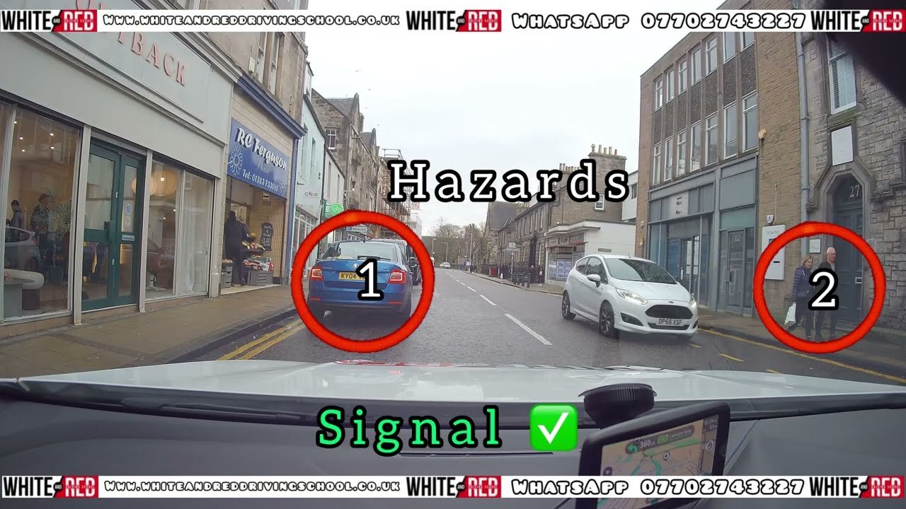 UK MOCK test - Dunfermline City centre test route - fail or pass? 20.02.2026 v