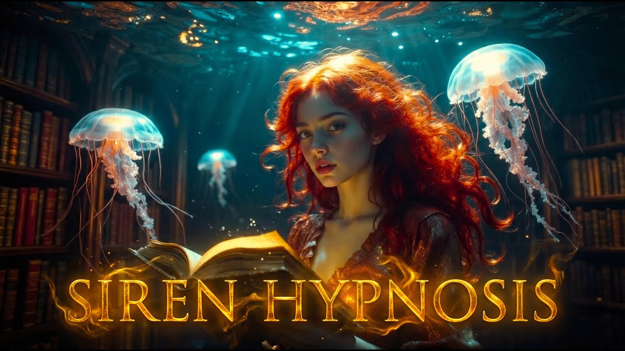 Siren HYPNOSIS For Reading and Relaxing | Underwater Dark Academia (432 hz)