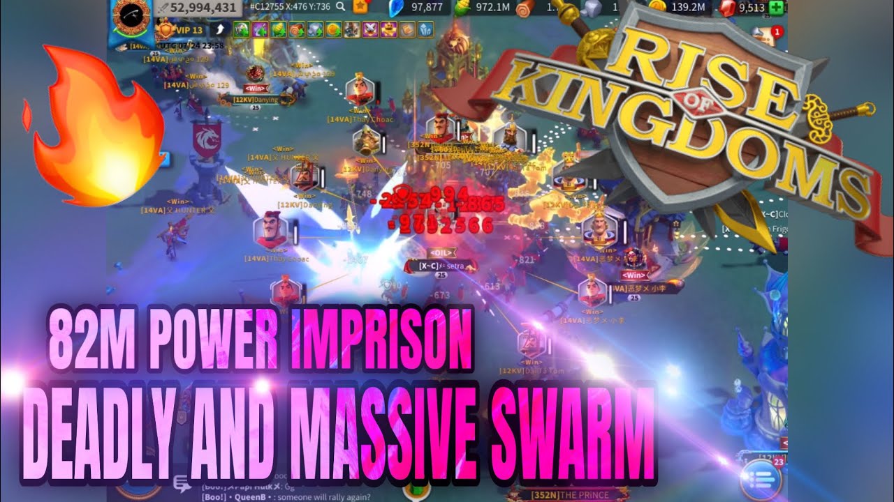 🔥MASSIVE IMPRISON of 82M POWER City AND gets SWARMED 😱 [Rise of Kingdoms]