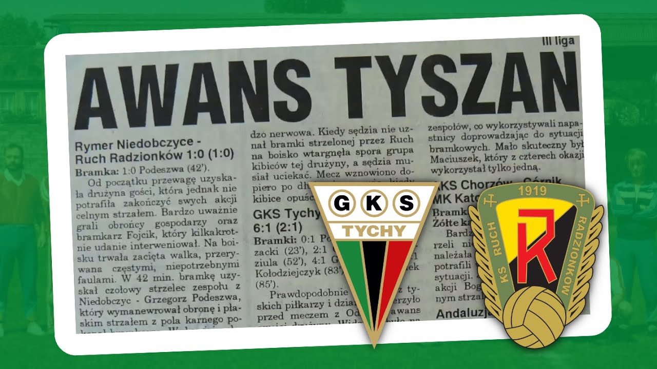 PRZEGRANY MECZ SEZONU I... AWANS! POWRÓT GKS TYCHY DO II LIGI