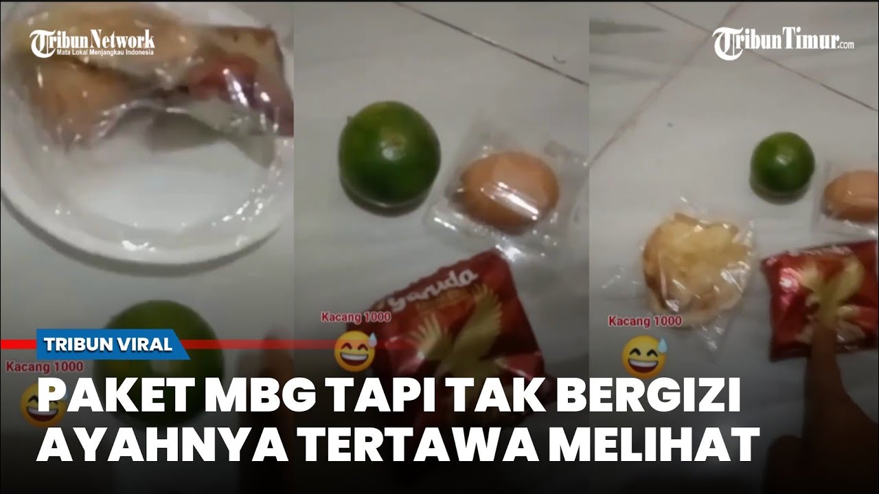 Ayah Siswa di Majene Soroti Isi MBG Ramadan: Jeruk, Kacang, Roti dan Sebutir Telur